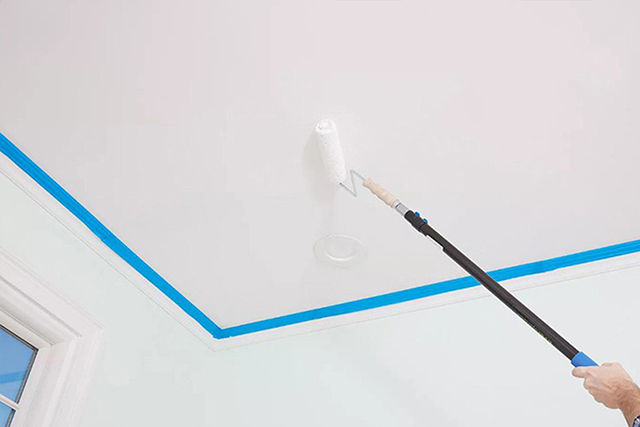 Cách vệ sinh trần nhà sơn nước