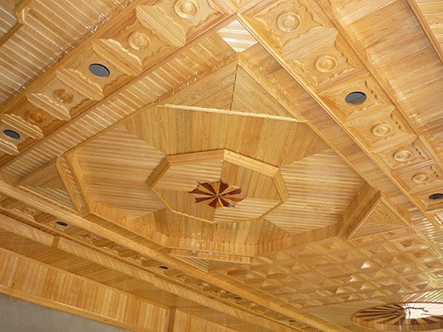 Hướng dẫn làm sạch trần nhà bằng gỗ