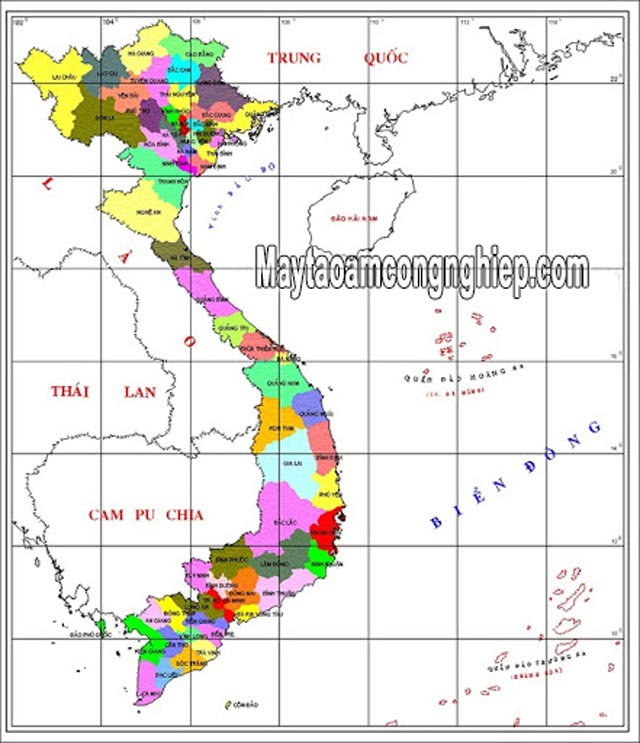 kinh độ vĩ độ của việt nam