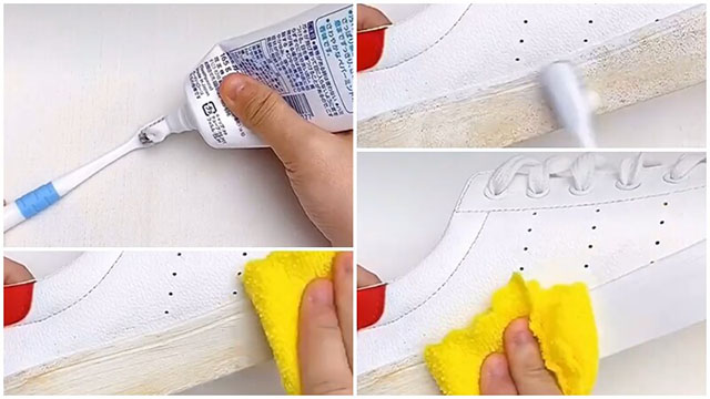 cách để đánh trắng giày