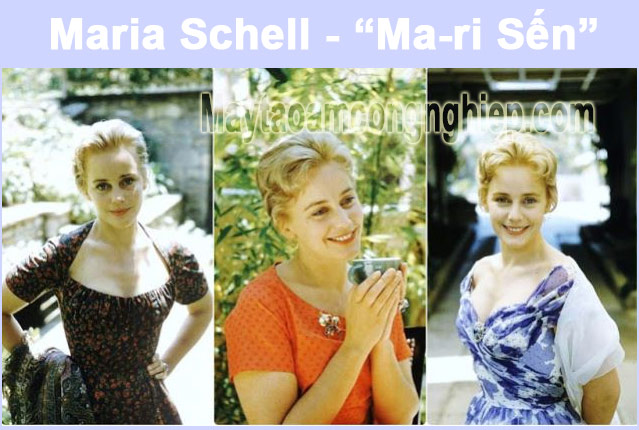 Maria Schell được cho là nguồn gốc của từ “sến” ở nước ta