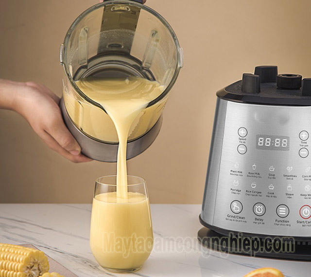 Sử dụng máy sẽ tạo ra Thành phẩm sữa ngô thơm ngon