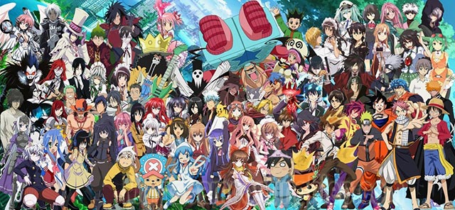 Tổng hợp dàn char trong anime, manga
