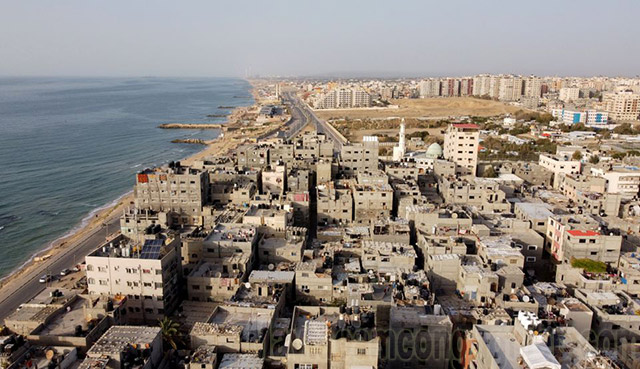 Dải Gaza ở bên bờ Địa Trung Hải 