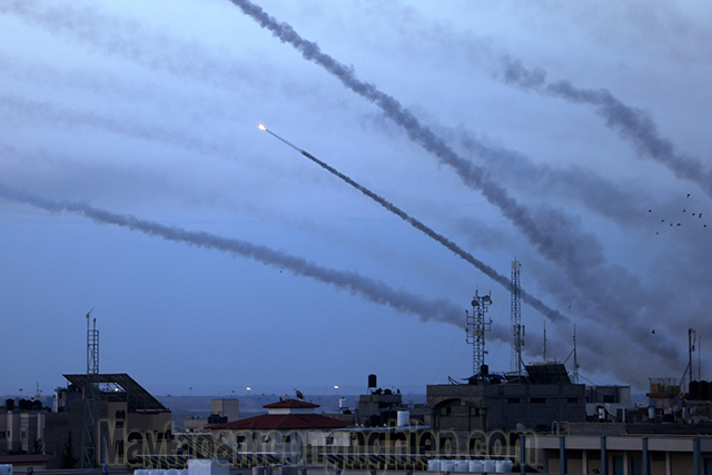 Những hình ảnh xung đột của Gaza về phía Israel ngày 7/10 