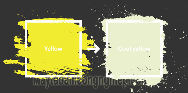 Nhiều cách mix để tạo ra màu vàng lạnh