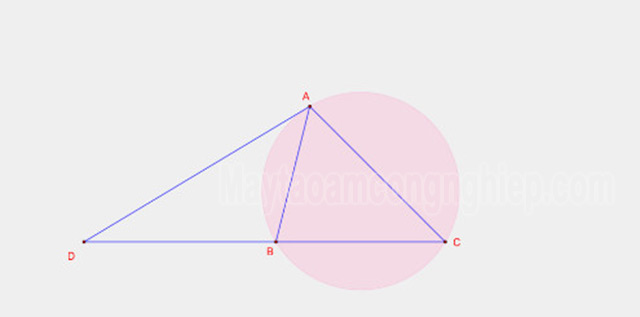 Tam giác ABC nội tiếp đường tròn tâm (O)
