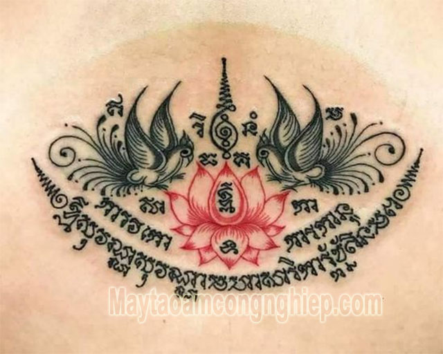 Tattoo bùa yêu linh nghiệm - Hình xăm Thái Lan cho nữ