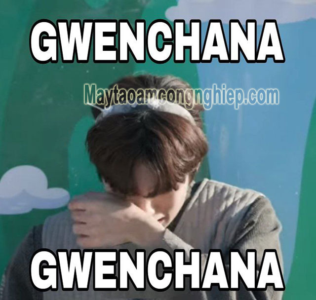 Biểu cảm không hề giả chân của Gwenchana
