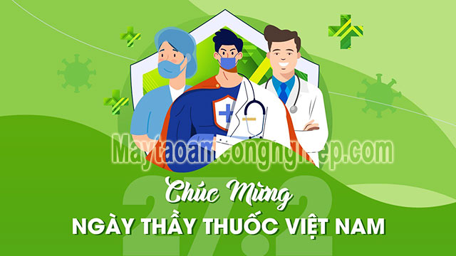Thiệp 27 2 chúc mừng ngày Thầy thuốc Việt Nam ý nghĩa