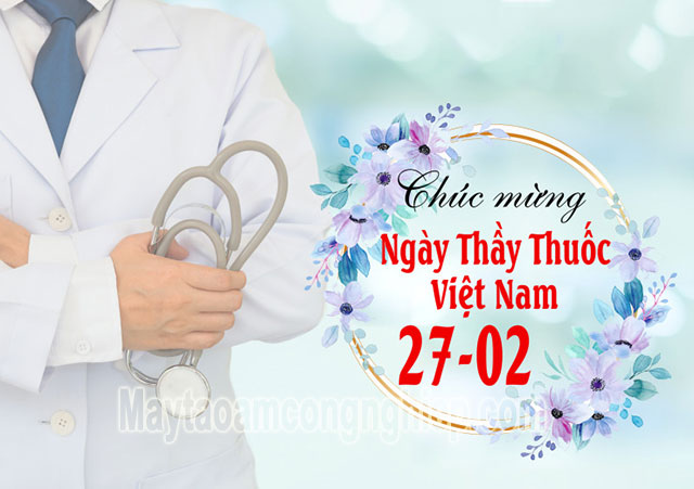 Thiệp chúc mừng ngày Thầy thuốc Việt Nam