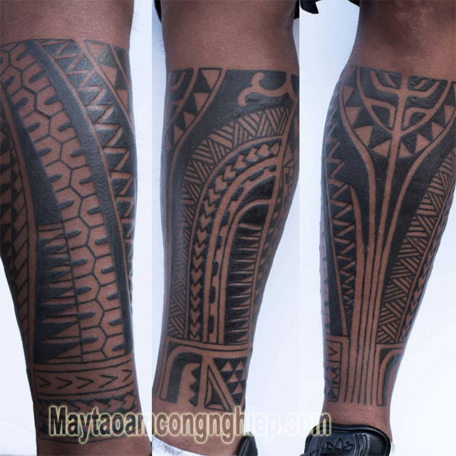  Hình xăm Maori ở chân
