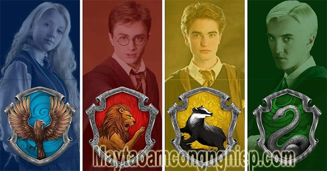 Đồng phục các nhà trong Harry Potter có sự khác nhau